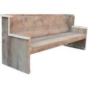 Wood4you - Zeeland houten tuinbank - 175Lx72Hx63D cm