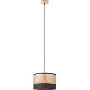 Home sweet home hanglamp Cane weave - linnen / zwart