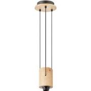 Home sweet home hanglamp pendel Tripe - hout / zwart