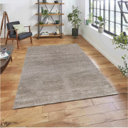 Tapijtenloods Loft Modern Effen Beige vloerkleed Laagpolig- 80x200 CM