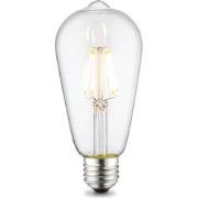 Edison Vintage LED filament lichtbron Drop - Helder - ST64 Deco - Retr...