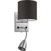 wandlamp read bling Ø 16 cm - bruin