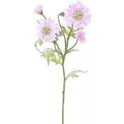 Scabiosa Tak Licht Roze 60 cm kunstplant