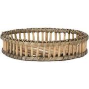 Kolibri Home | Decoratieschaal - Rond Willow dienblad Ø30cm