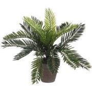 Mica Decorations Cycas Palm Kunstplant in Bloempot Stan - H33 x Ø34 cm...