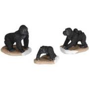 Gorilla family 3 stuks - l6xb5xh5,5cm