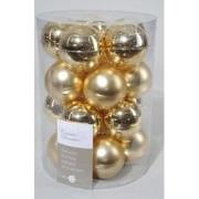 3 stuks - 20 kerstballen licht goud glans 60 mm