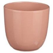 Tusca pot rond l.roze - h13xd13,5cm