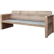 Wood4you - Tuinbank - Vlieland - Steigerhout Bouwpakket 175Lx72Hx57D c...