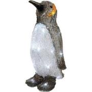 LED pinguin acryl buiten 17x16x33 cm 24L koelwit