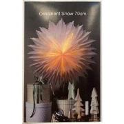 Papier ornament snow, 70 cm