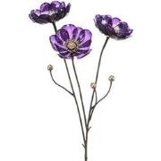 Kunstbloem anemone glamour purple, 75 cm