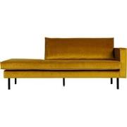 BePureHome Rodeo Daybed Rechts - Velvet - Oker - 85x266x86/213