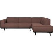 BePureHome Statement Hoekbank Rechts - Bouclé - Coffee - 77x274x210