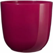 Tusca pot rond fuchsia h13xd13,5cm