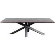 PTMD Alore Brown Black Diningtable Rectangle 280 Cm