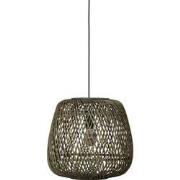 WOOOD Exclusive Moza Hanglamp - Bamboe - Groen - 36x36x36