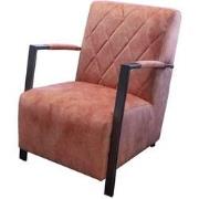 Fauteuil - Isabella - velours Adore roze 166