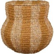 Mica Decorations Tacoma Opbergmand met Deksel - H47 x Ø50 cm - Jute - ...