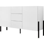 Meubella Dressoir Jordy - Wit - 154 cm