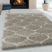 Tapijtenloods Opera Soft Shaggy Hoogpolig Vloerkleed Beige- 240x340 CM