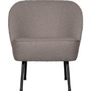 BePureHome Fauteuil Vogue - Velvet - Naturel - 69x57x70