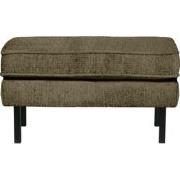 BePureHome Hocker Op Poten Rodeo - Velvet - Bonsai - 45x84x54