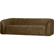 BePureHome 3-Zits Bank Sloping - Structure Velvet - Brass - 77x240x87