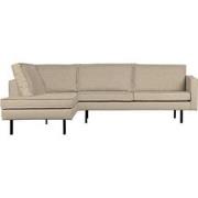 BePureHome Rodeo Hoekbank Links - Bouclé - Beige - 85x266x213