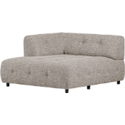 WOOOD Louis 1,5-Zits Chaise Longue - Polyester - Powder - 73x122x140