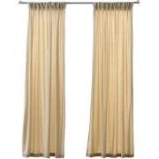 Larson - Velvet Gordijnen - 1.4m x 2.5m - Haken - Beige