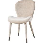 PTMD Thor Beige Dining Chair Aphrodite Fabric Leg