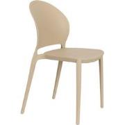 Housecraft Living Sjoerd Tuinstoelen/ Eetkamerstoelen Kunststof Beige ...