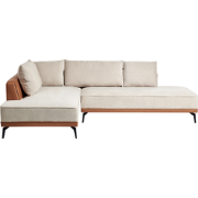 Beliani MYKEN - Modulaire Sofa-Beige-Polyester