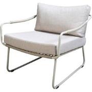 Moledo lounge chair aluminium salix/rope salix/flax beige AW