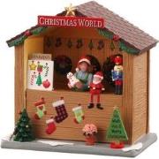 Christmas World Booth B/O (3V) Kerst