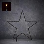 Garden d'light star garden stake 150 led warm white 8 function control...