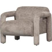 WOOOD Lenny Fauteuil - Polyester  - Zand - 65x76x82