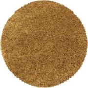 Tapijtenloods Monaco Soft Rond Shaggy Hoogpolig Vloerkleed Goud- 200 C...