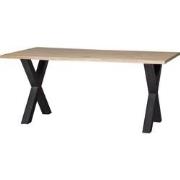 WOOOD Tablo Boomstam Tafel met Alkmaar Poot - Eiken - 75x160x90