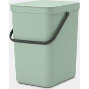 Sort & Go afvalemmer, 25 liter - Jade Green