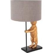 Anne Lighting tafellamp Animaux - zwart - metaal - 30 cm - E27 fitting...