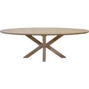 Eettafel Ovaal 240 cm - Naturel Mangohout - 8-10 Personen