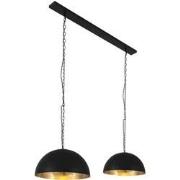 Industriële Hanglamp Cosmo Goud 2-lichts