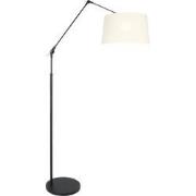 Moderne Vloerlamp Luxora Wit