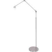 Moderne Vloerlamp Luxora Staal