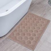 Badmat Kelim Wasbaar Taupe Laagpolig Badkamer Toiletmat  Anti Slip- 40...