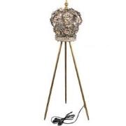 PTMD Loraz Staande Lamp - H110 x Ø29 cm - Ijzer - Goud