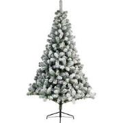 Kunstkerstboom Imperial pine snowy h180 cm groen/wit