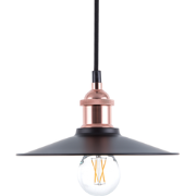 Beliani SWIFT - Hanglamp-Zwart-IJzer